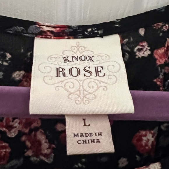 CUTE TOP BY KNOX ROSE EUC LARGE - Picture 4 of 9